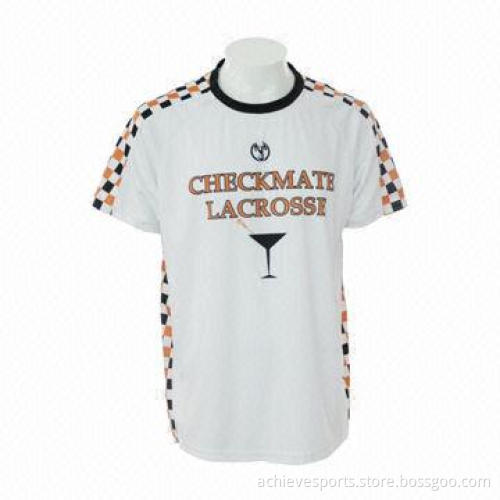 Custom Sublimation T-shirt with 100% Polyester Material